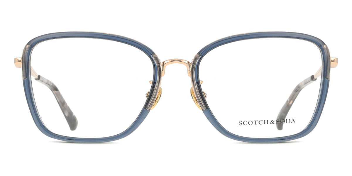 Scotch & Soda SS3013 998 Men's Glasses Blue Size 55 - Free Lenses - Blue Light Block Available
