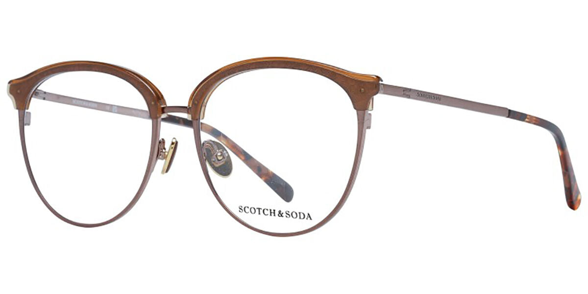 Scotch & Soda SS3015 407 Men's Glasses Brown Size 53 - Free Lenses - Blue Light Block Available