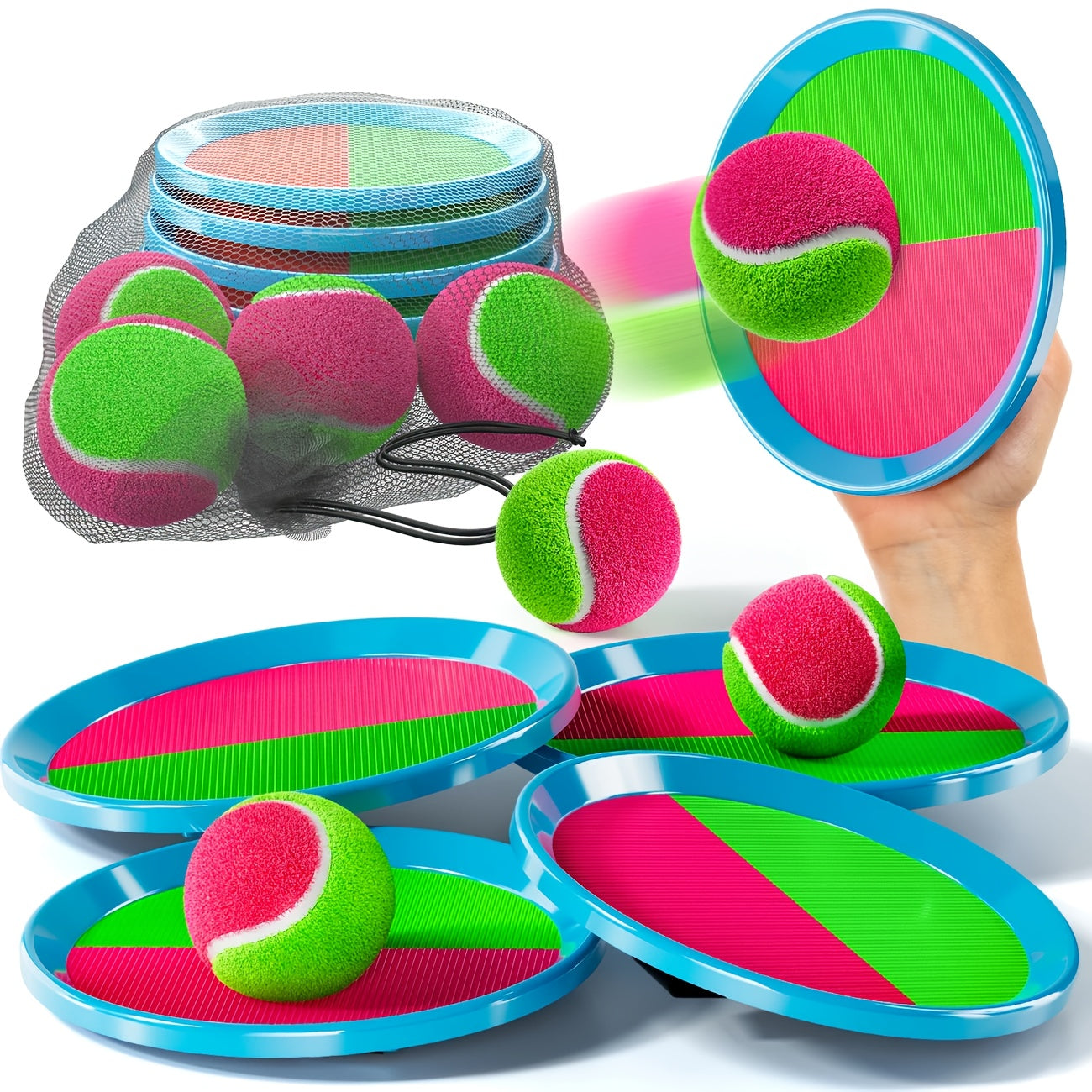 TEMU Throw Catch Ball Game Outdoor Toys For 3 4 Years Old Children, Outdoor Play Toys, Yard Beach Toys Outdoor Games