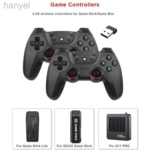 Game Controllers Joysticks High quality 2.4G Wireless doubles game Controller For M8-GD10-G11 Pro-X2 Game Stick for Linux-Android phone game