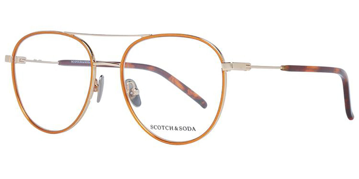 Scotch & Soda SS2008 467 Men's Glasses Gold Size 54 - Free Lenses - Blue Light Block Available