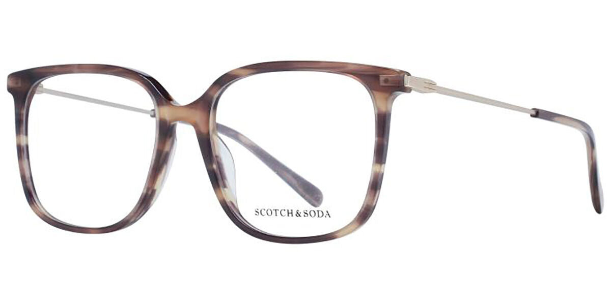 Scotch & Soda SS3012 107 Men's Glasses Brown Size 54 - Free Lenses - HSA-FSA Insurance - Blue Light Block Available