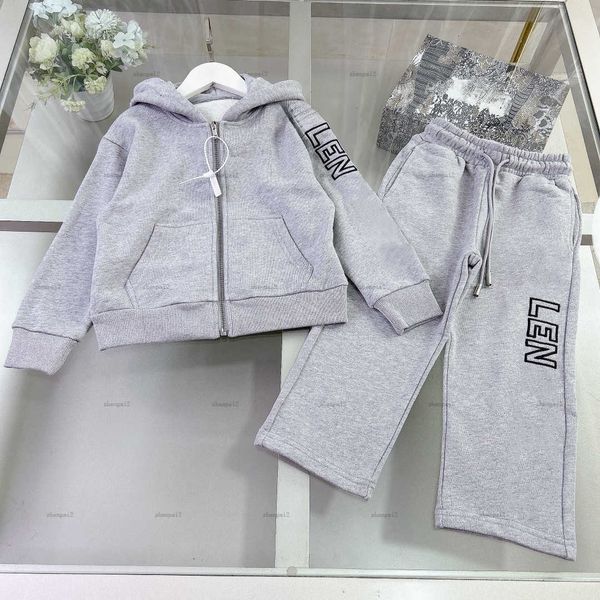 Luxury Tracksuits kids Coat set High quality baby two-piece set Kids designer Clothes Simple logo printing jacket and sweatpants