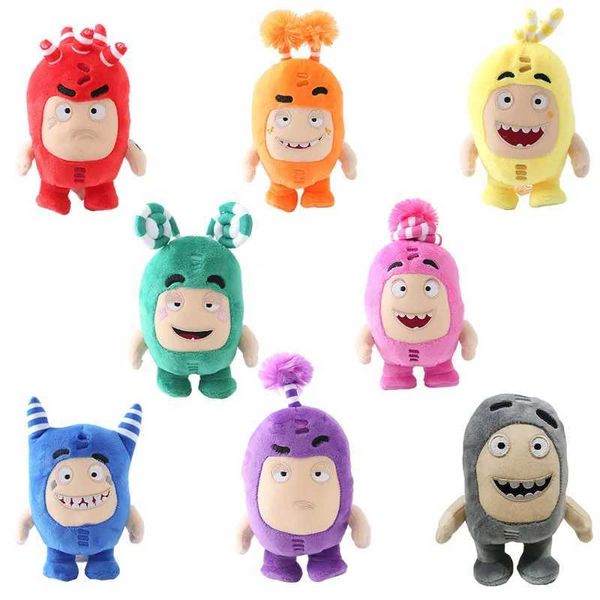 Plush Dolls 15cm Cartoon Oddbods Anime Plush Toy Treasure of Soldiers Monster Soft Stuffed Doll Fuse Bubbles Zeke Jeff Kids Birthday Gift z2