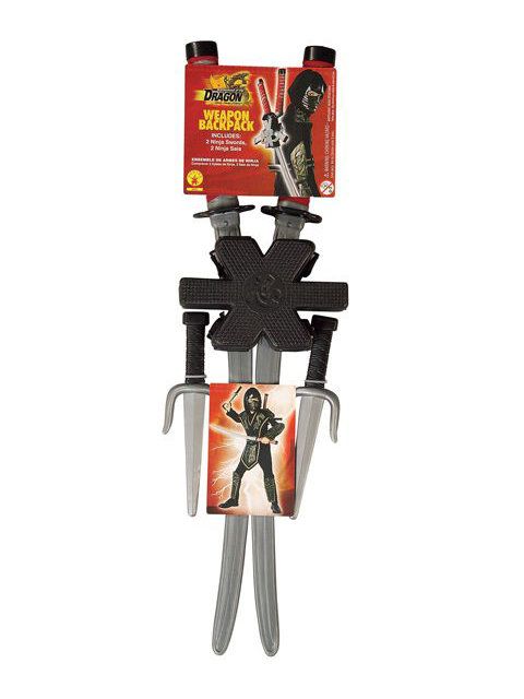 Kids' Black Dragon Ninja Accessory Backpack