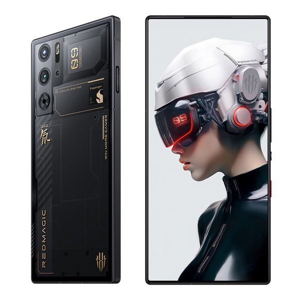 Original Nubia Red Magic 9 Pro 5G Smart Mobile Phone Gaming 12GB RAM 256GB ROM Snapdragon 8 Gen3 50.0MP NFC 6500mAh Android 6.8&quot; Full S