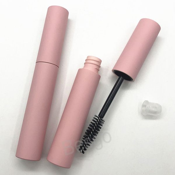 10ML Pink Empty Mascara Tube With Eyelash Wand Brush DIY Makeup Mascaras Cream Bottle Vial Container Mascara Packing Bottles BH8189 TQQ