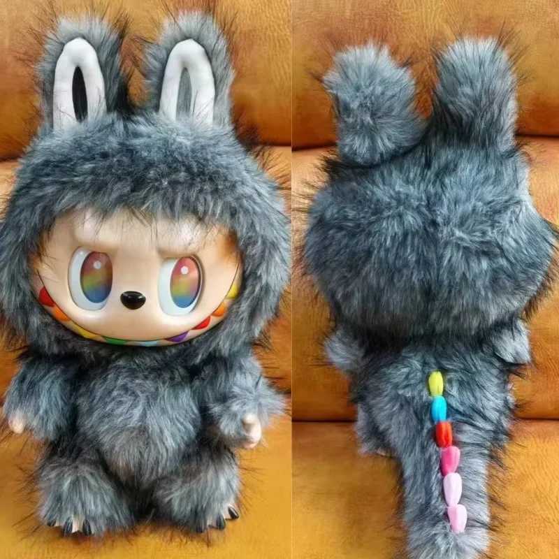 Zimomo Angel Change Monster Labubu Series Vinyl Doll 38cm White Cat Blind Box Creative Model Toy Unique Birthday Gift X250606 C251010