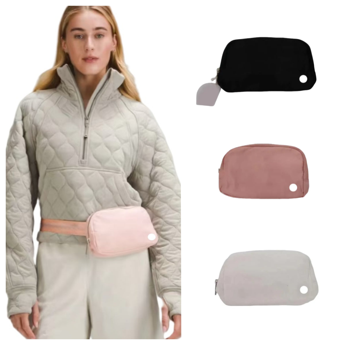 Fashionable Yoga Belt Waist Bags Bum in 25 Colors Sport Running pack Crossbody Shoulder Belt 7A quality Bag Women Travel Bag 2L Waterproof lululys l