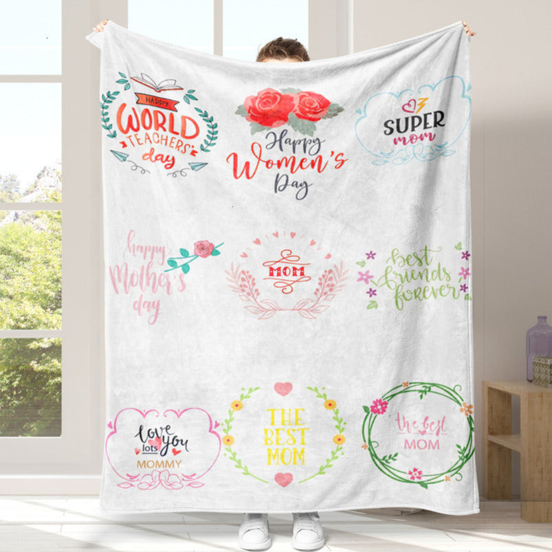 Art Teacher&#039;s Birthday Christmas Retirement Gift Blanket Nap Cover Blanket Flannel Home Warm Blanket