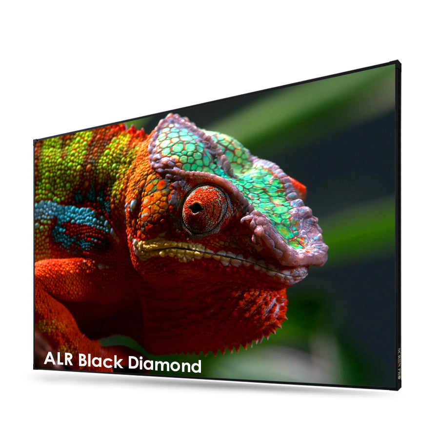 200 inch Max size ALR Projector Screen Black Crystal Fixed Frame Projection Screen For Long Throw Laser TV Projector