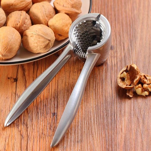 New Al Walnut Hazel Filbert Nut Kitchen Nutcracker Sheller Clip Clamp Plier Cracker Pecan Hazelnut Crack Tools