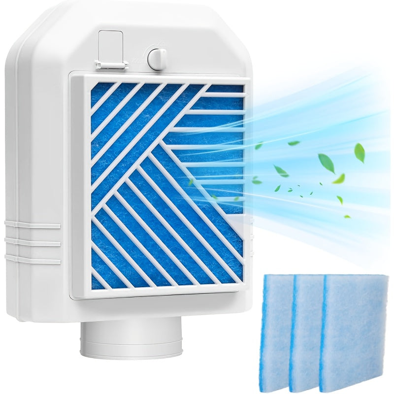 TEMU Dryer Vent Kit, , Kit With Upgraded Patented Safety Reminder To Eiminate Lint, Dryer Lint Box With Polyester Fiber Filter X4, Kit For Electric