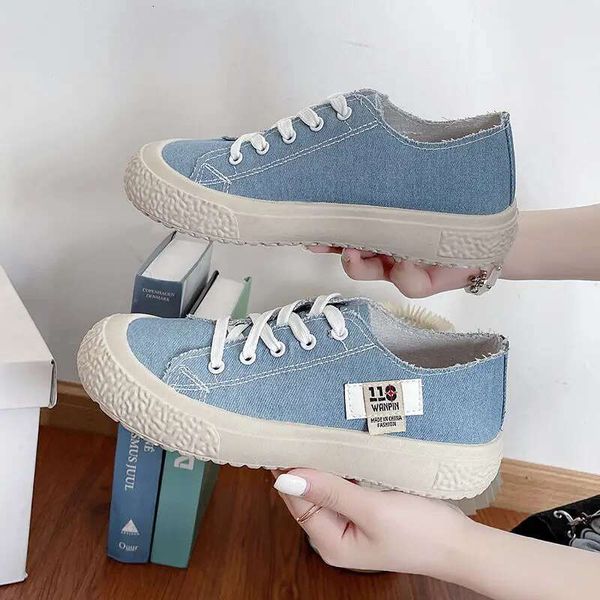 Platform Canvas Schoolchildren, Soft Soles, Women&#039;s Shoes, Fashion, Slip-On Sneakers, Casual Shoes