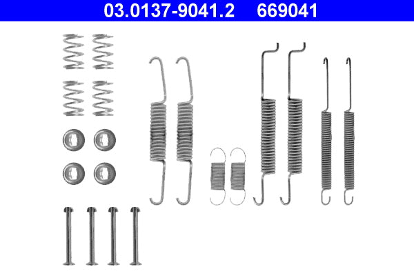 Accessory Kit, brake shoes ATE 03.0137-9041.2
