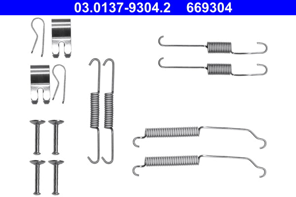 Accessory Kit, brake shoes ATE 03.0137-9304.2