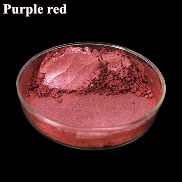 Mica pearlescent pink purple wine red brown nail polish eye shadow soap resin mucus flash dye 241230