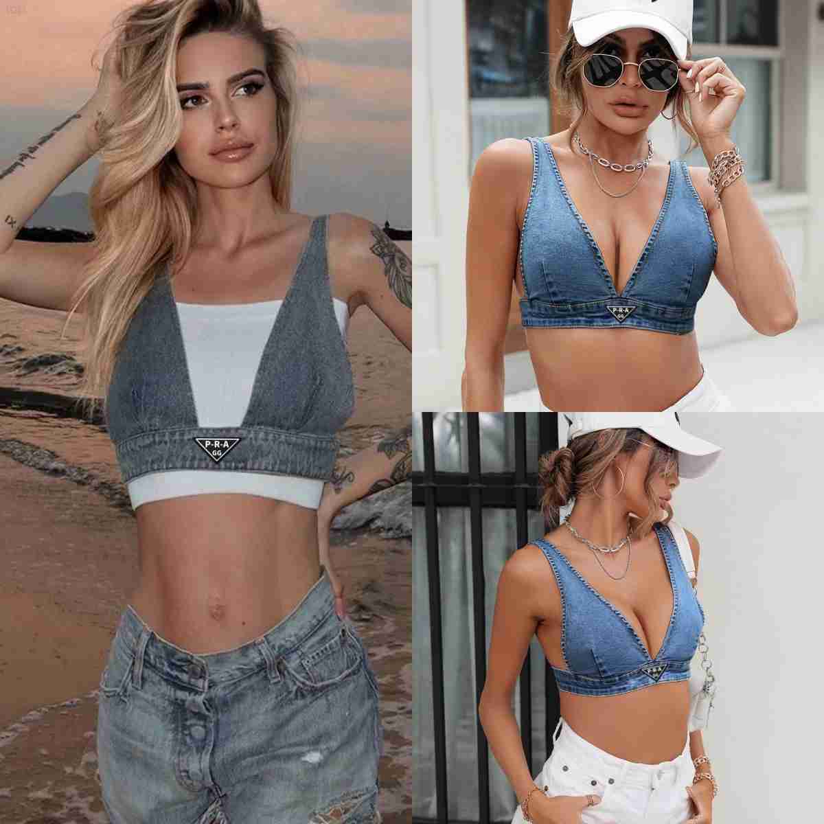 gg p r a fashion design womens tanks camis tops denim underwear designer brands pradats pradalies camisoles bras bra tees tube top chest wrap vest