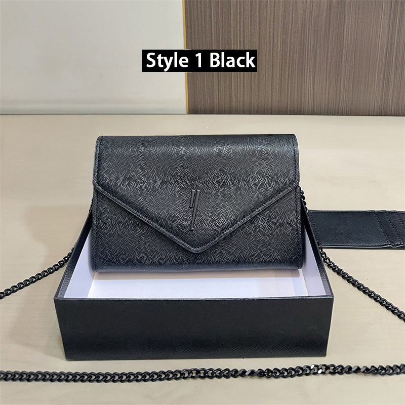 Brand Designer Shoulder Bag for women 24 cm Grain Alligator Handbag, Stylish Cover Crossbody Bags with Chain yuki002