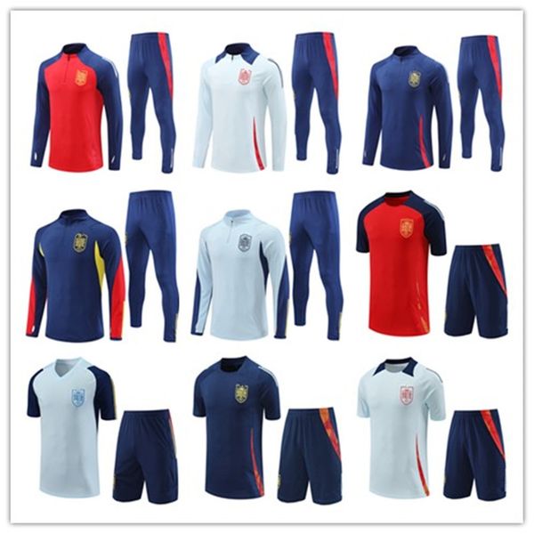 Spagna Espagne Spanien EspaNa Spain tracksuit kit training long sleeve survetement foot chandal tuta jacket Soccer football jersey men and k