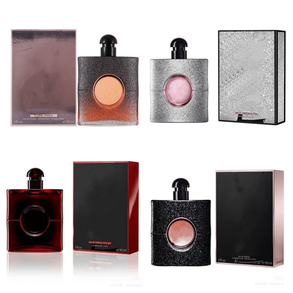 woman black opium over red perfumes libre glitter edp intense classic perfume lady girl charming smell lasting 90ml