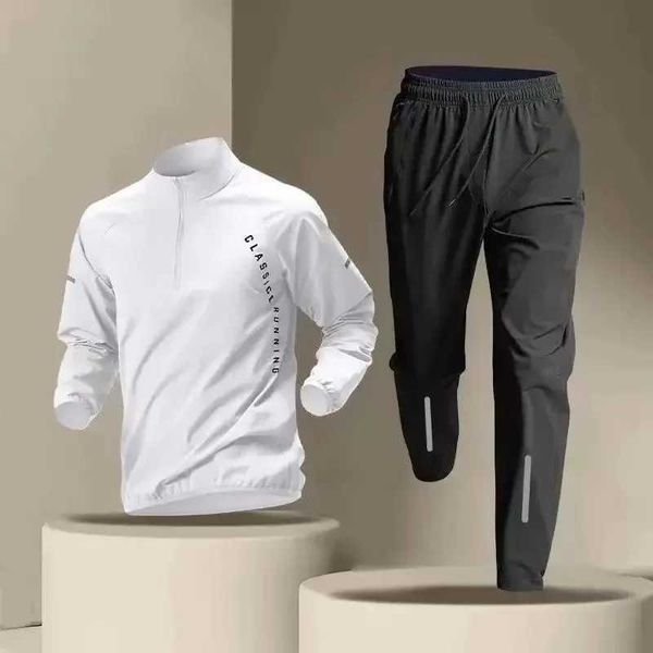Men's Tracksuits 2024 Moda Tracksuit para Men Hoodie Fitness Gym Men Men Set Sportswear Jogger Mens Ruacho Autumn Sports Z250116