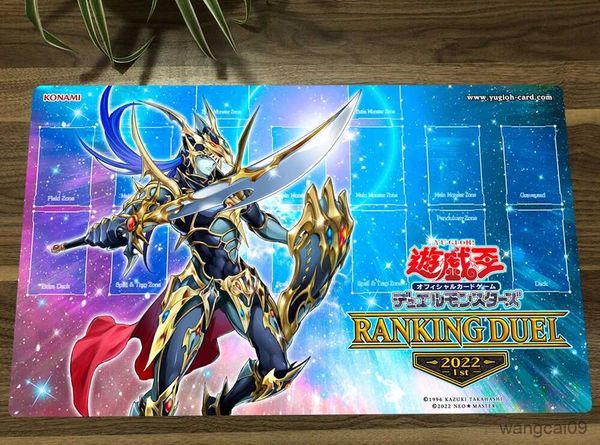 Mouse Pads Wrist YuGiOh Black Luster Soldier - Soldier of Chaos Playmat Trading Card Game Mat Table Gaming Play Mat Mouse Pad 60x35cm R23103