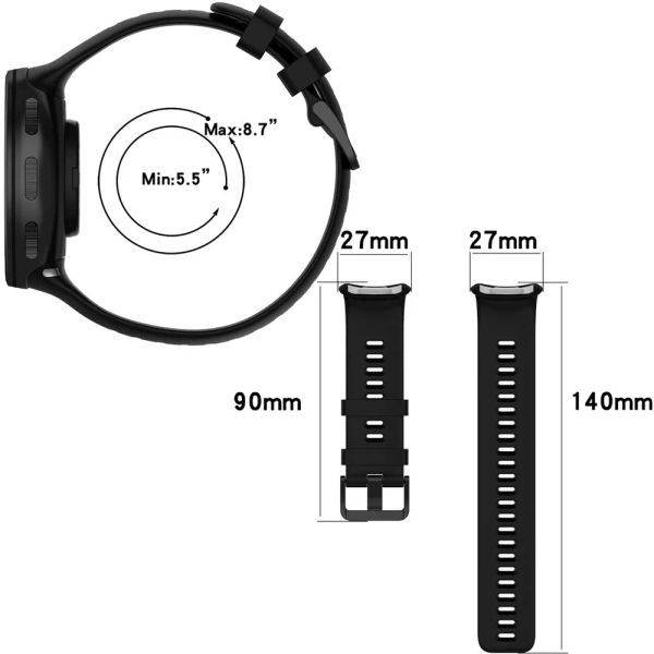 Smartwatch Silicone Strap For Polar Vantage V2 Band Quick Release Wristband For Vantage V 2 Bracelet Correa Watch Accessories