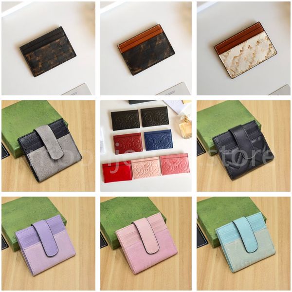 (go off picture not the description) Fashion Designer Mini Purses for Women Men Card Holders with Printing Women&#039;s Portable Wallets