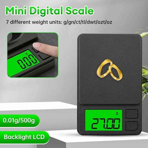 500g-0.01g Kitchen Coffee Scale With Timer Charging Digital Scale 0.1g High Precision Espresso Scale Accessory Baking GiftM240815