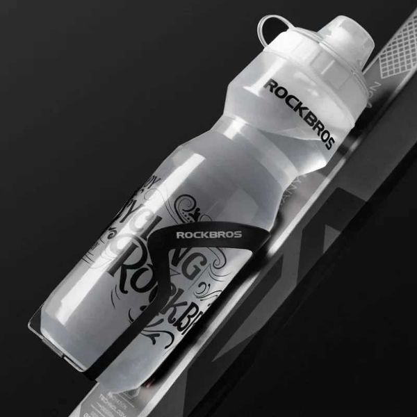 750-650ml Bicycle Water Bottle Food Grade Sports Fitness Running Riding Camping Hiking Kettle Leak-proof Bike Bottle CageXJ241026
