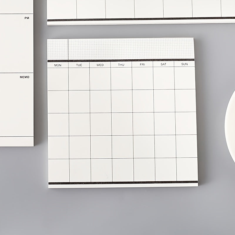 TEMU With 50 Sheets Monthly Plan Notebook Student Portable Thickened Tear-off Memo Planner