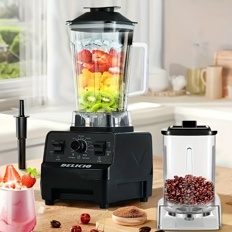 TEMU 2 Cups + 1 Stick Processor- High-performance Professional Countertop Blender, Meeting The Nutritional Needs Of The Entire Family, Effortlessly