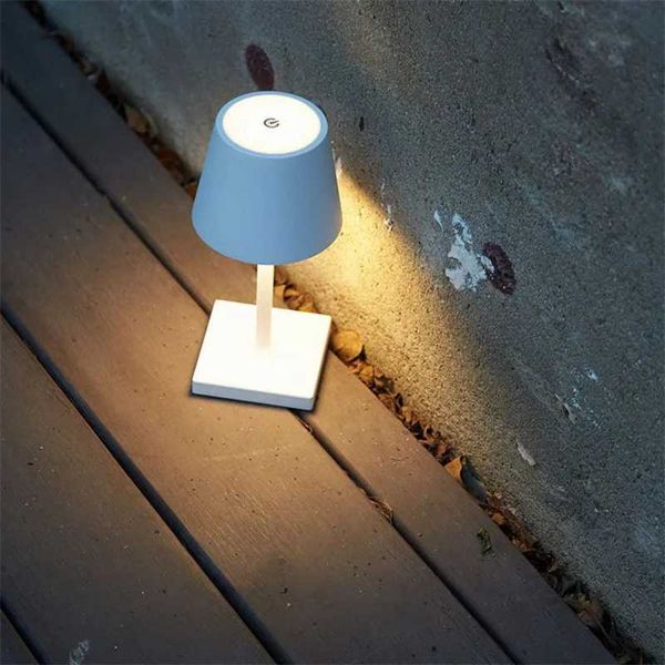 Table Lamp Dimmable Wireless Rechargeable Desk Lamp Bedroom Night Bedside Light for Bar Coffee Hotel Restaurant House DecorationKL240731