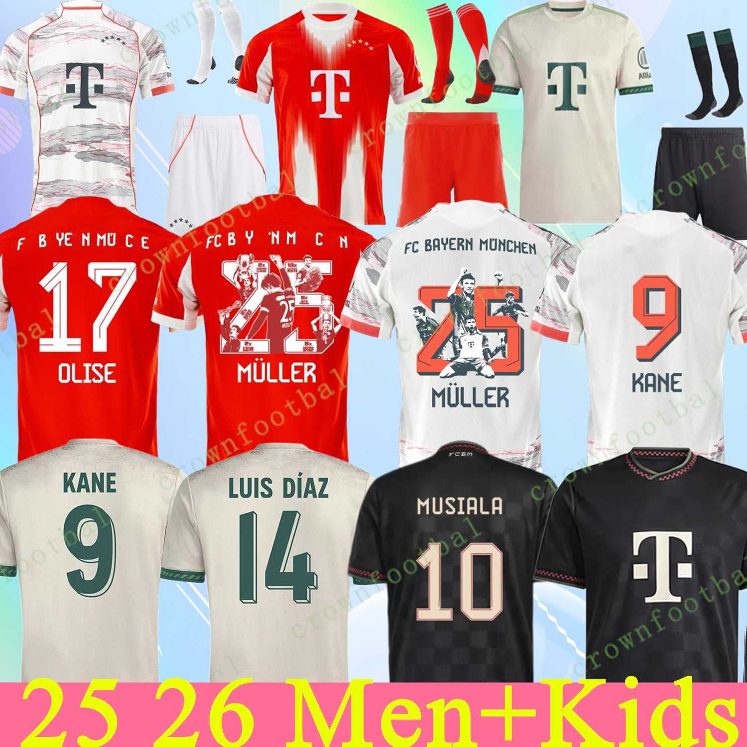 25 26 KANE OLISE soccer jerseys Beer Festival 125 Anniversary BAYERNS MUNICH SANE KIMMICH UPAMECANO MULLER COMAN 2025 2026 football shirt DAVIES MUS