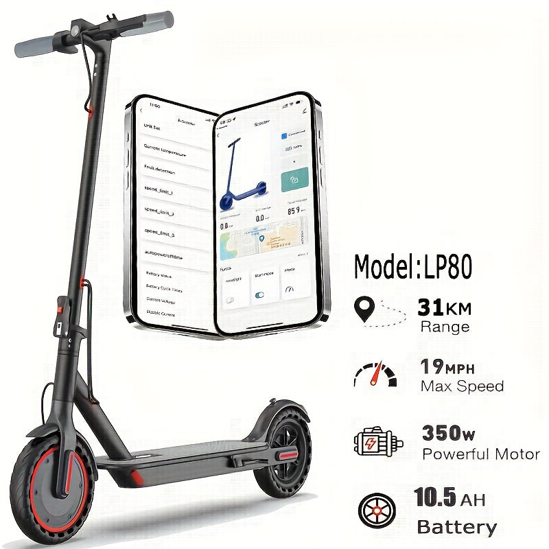 TEMU Electric Scooter, 350w 36v, 8.5" Solid Tires, 3 , High Speed For Teens And Adults, Foldable And Height Adjustable, Designed For Beginners- Ideal
