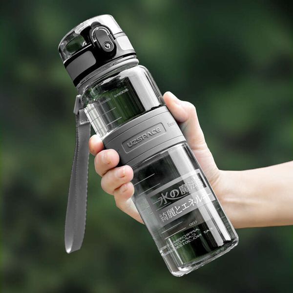 500-1000ml Sports Water Bottles BPA Free Portable Leakproof Shaker Outdoor Tour Gym Drink Bottle Eco-friendly Plastic Coffee Cup