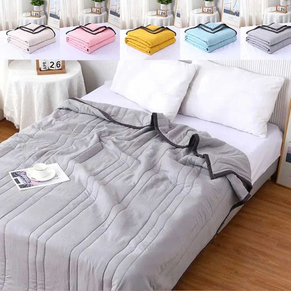 (Summer bedding) Wash soft cotton blankets down comforters air-conditioned rooms with floral prints double-full-large-large 100 * 120-150 *