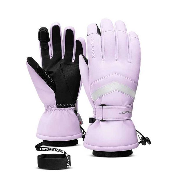 COPOZZ Winter Ski Gloves Hipora Diaphragm 3M Thinsulate Snowboard Gloves Thermal Warm Touch Screen Skiing Gloves Men WomenXJ241107