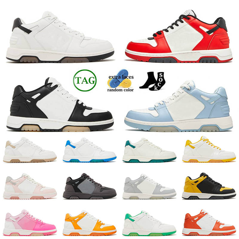 2023 Out Of Office Designer Casual Shoes Platform Sneakers Skate Low Patent Black White Low-Top Luxurys Mens Women Sports Trainers Runners 36-45