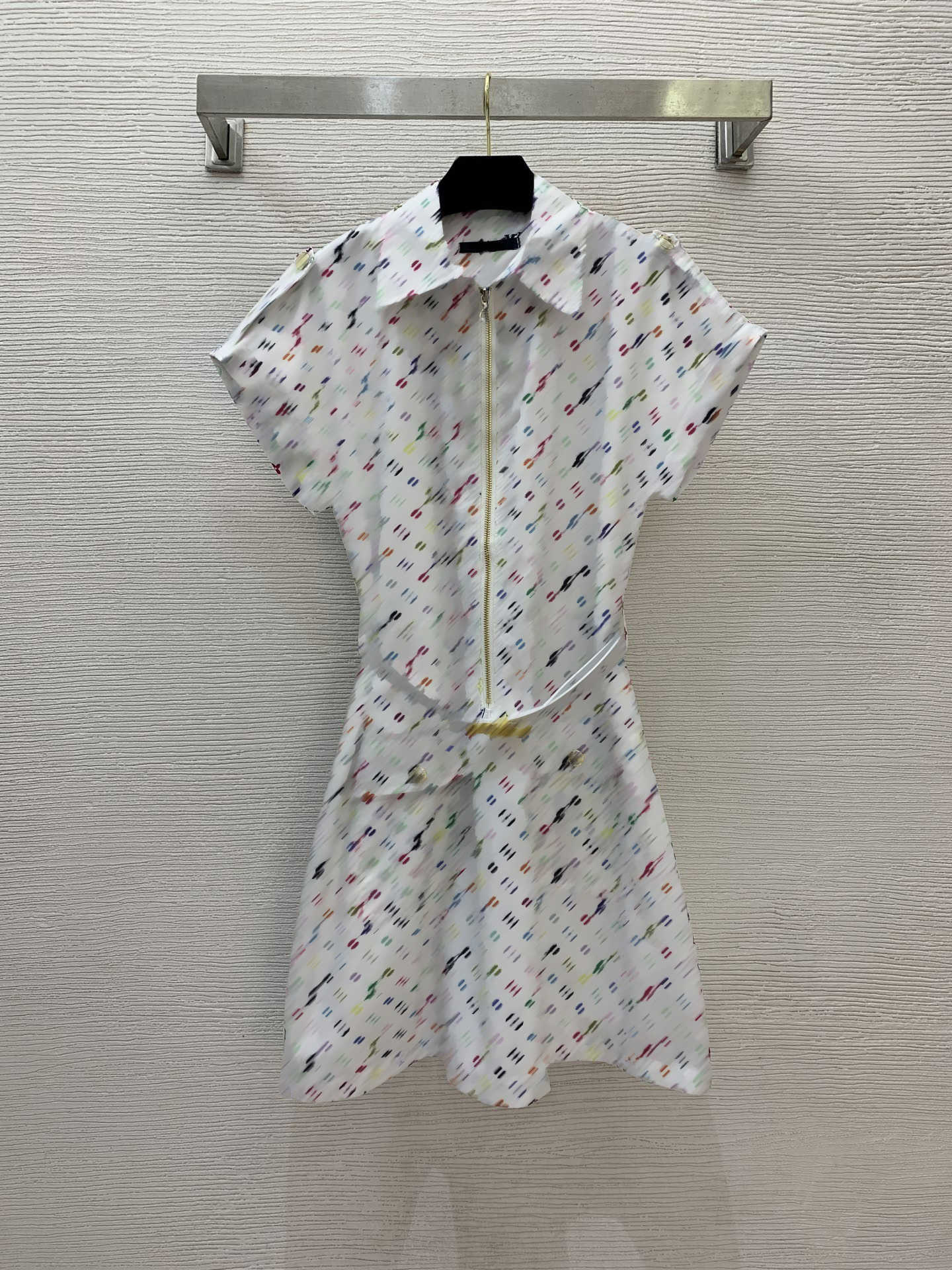 designer dresses for women luxury Summer Floral Short Sleeve Dress with Belt Waist Slim Fit Breathable Loose Casual Daily Wear Beach Party Outfit