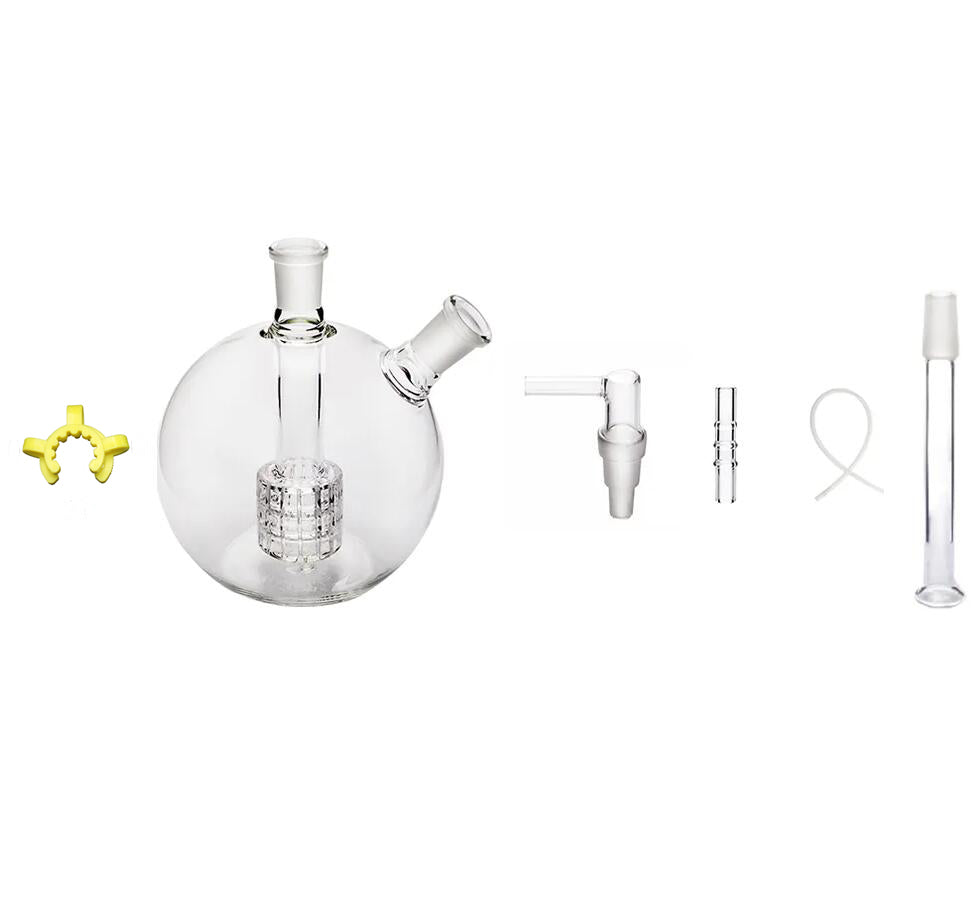 Mega Globe MK 2 Water Bong Pipe Bubbler Glass Kit