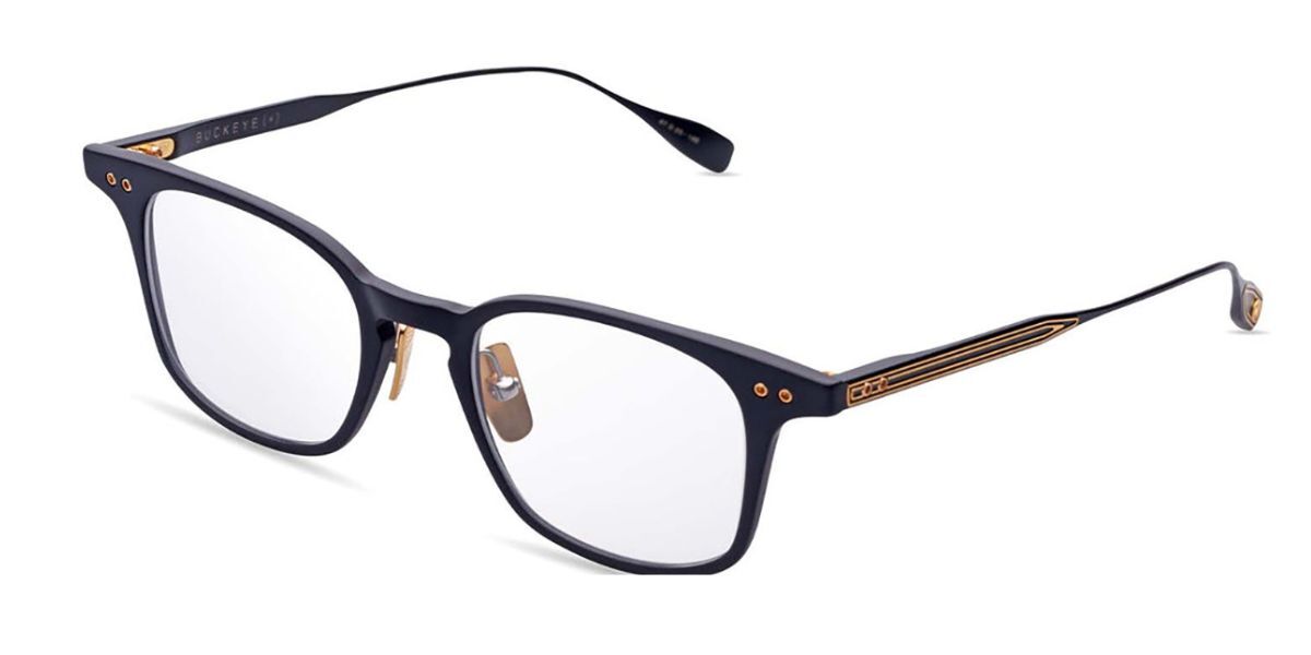 Dita Buckeye (+) DTX149-A-01 Men's Glasses Black Size 47 - Free Lenses - HSA-FSA Insurance - Blue Light Block Available