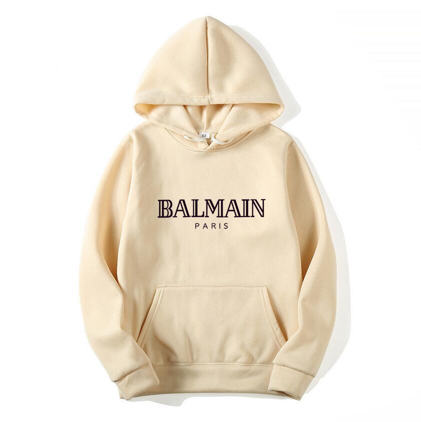 Letters Print Hoodie Mens Sweatshirt Casual Long Sleeve Homme Pullover Sweater Hooded Hoodie women Clothing S-3XL