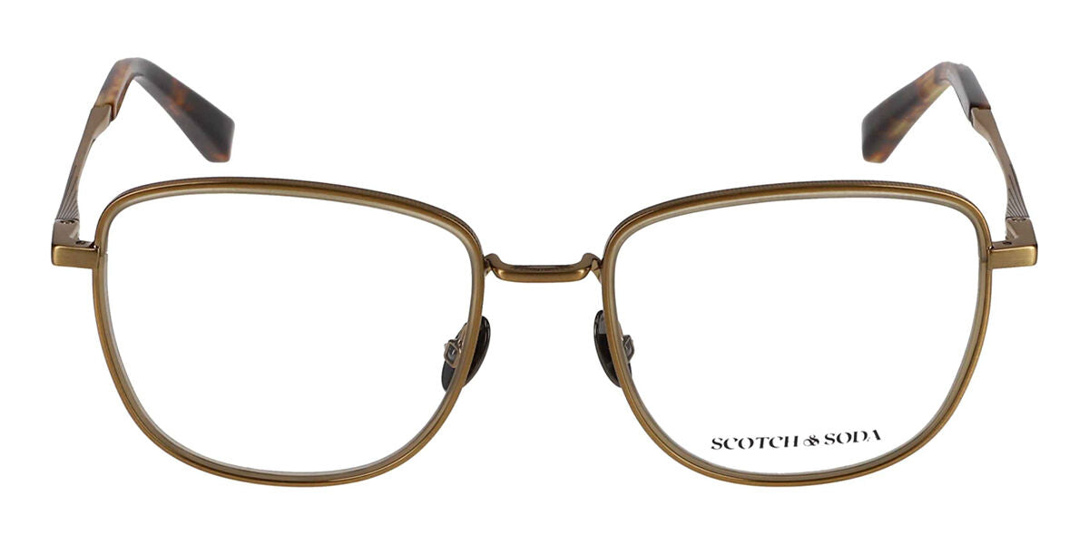 Scotch & Soda 2023 403 Men's Glasses Gold Size 52 - Free Lenses - HSA-FSA Insurance - Blue Light Block Available