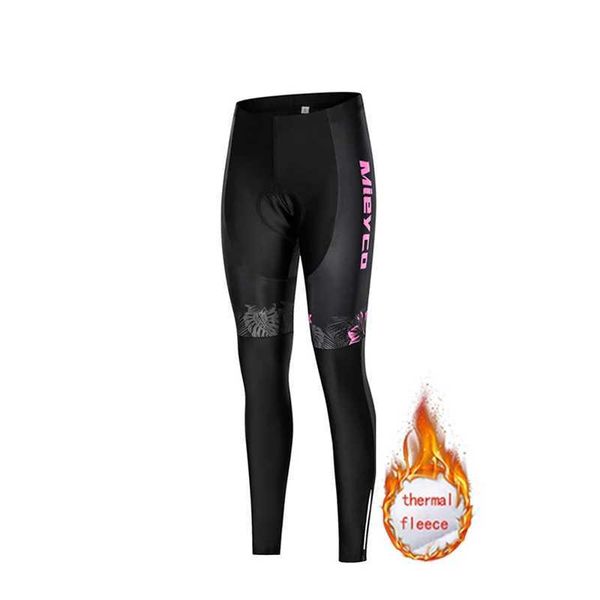 Winter Keep Warm Cycling Pants Woman Tights Leggings Bike Pantalon MTB Road For Bicycle 5D Gel Pad Pantalones Gym Equipment Y240921