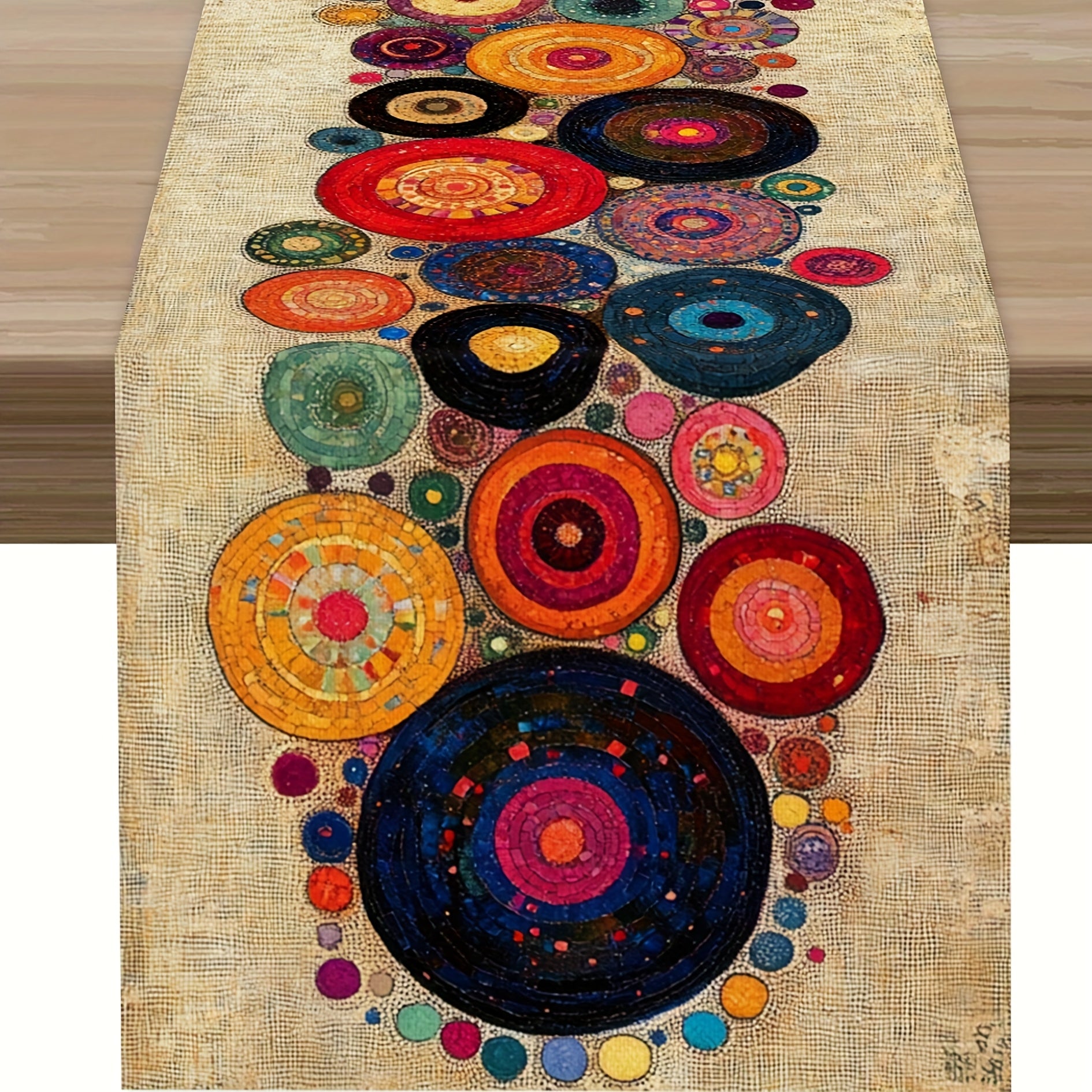 TEMU 1pc, Home Kitchen Dining Decor For Home Party Vintage Record Player Dresser Scarfs For Bedroom Room Decor Music Notes Player Table Runner