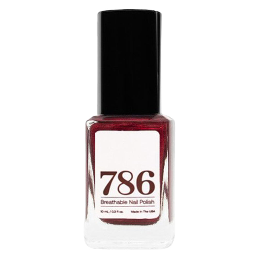 Breathable Nail Polish - Meta (deep red shimmery)