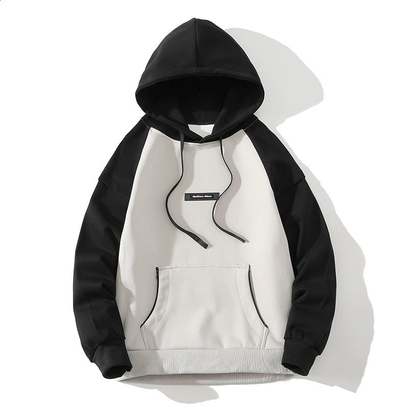 Casual Long sleeved Hoodie Summer Hip Hop Loose Skateboarding Casual Mens Street Clothing PUNK Plus Oversized 6XL 7XL 240919