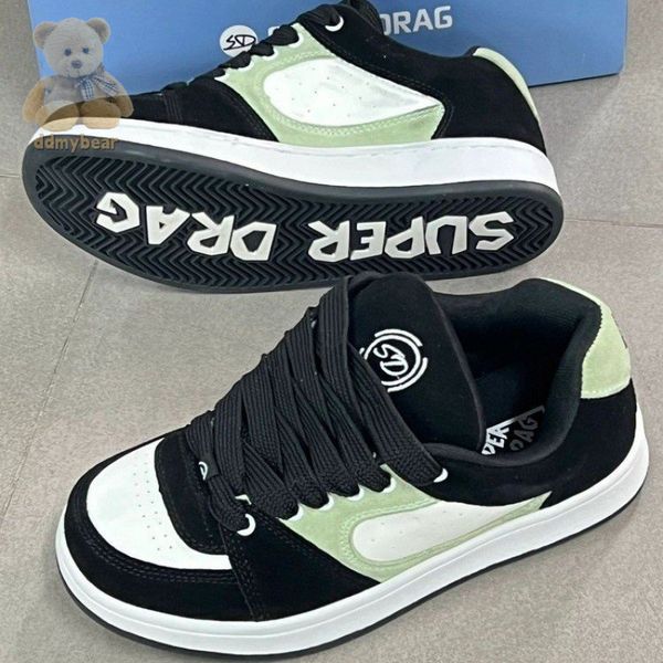 Ddmybear High Aesthetic Fashionable Sports Leisure Suede Bread Shoes, Versatile Anti Skateboarding For Spring, Autumn Winter 2024 Chinese Br